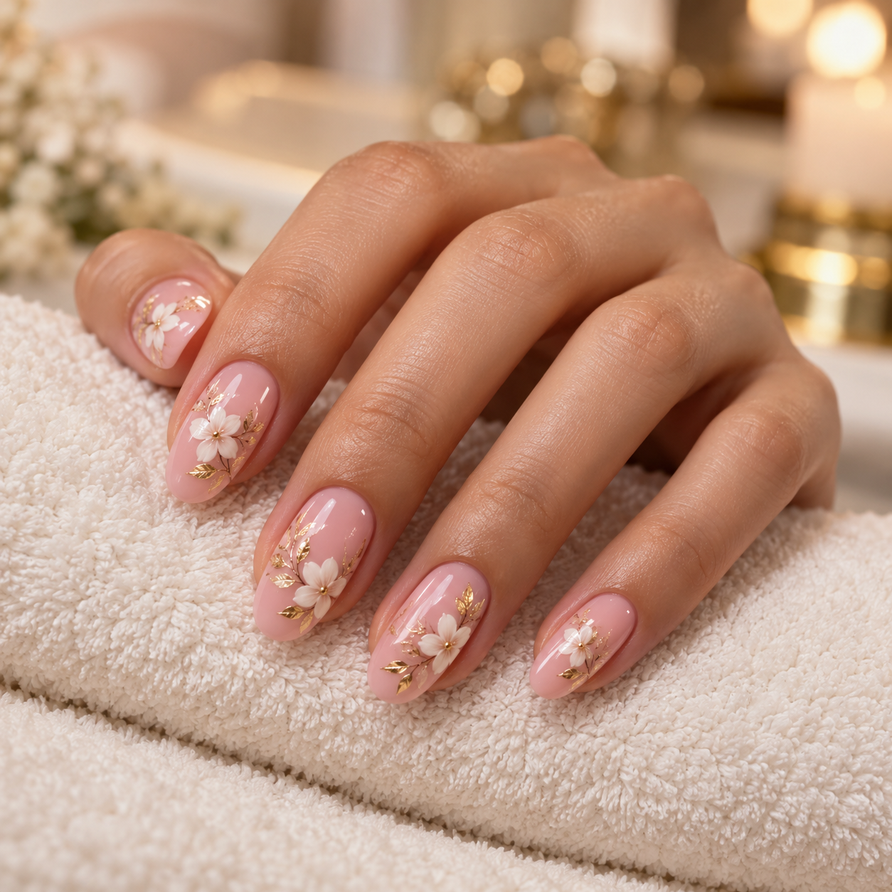 Floral Design nail style